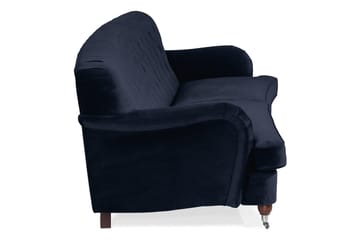 Howard Riviera 3-sits Svängd Sammetssoffa - Blå - Möbler - Soffa - Howardsoffa