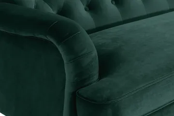 Howard Riviera 3-sits Svängd Sammetssoffa - Grön - Möbler - Soffa - Howardsoffa