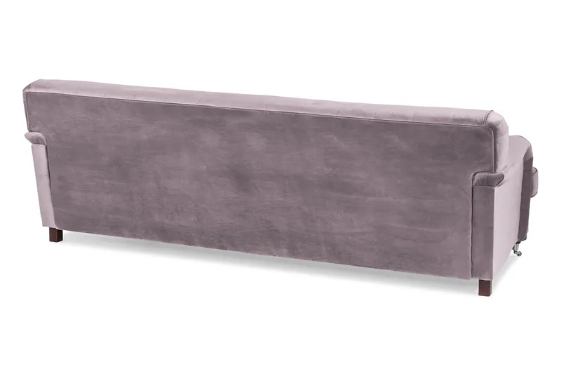 Howard Riviera 3-sits Svängd Sammetssoffa - Lila - Möbler - Soffa - Howardsoffa
