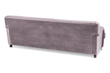 Howard Riviera 3-sits Svängd Sammetssoffa - Lila - Möbler - Soffa - Howardsoffa