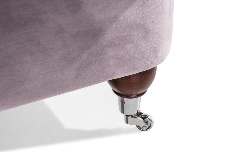 Howard Riviera 3-sits Svängd Sammetssoffa - Lila - Möbler - Soffa - Howardsoffa