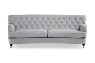 Howard Riviera 3-sits Svängd Tygsoffa - Grå - Möbler - Soffa - Howardsoffa