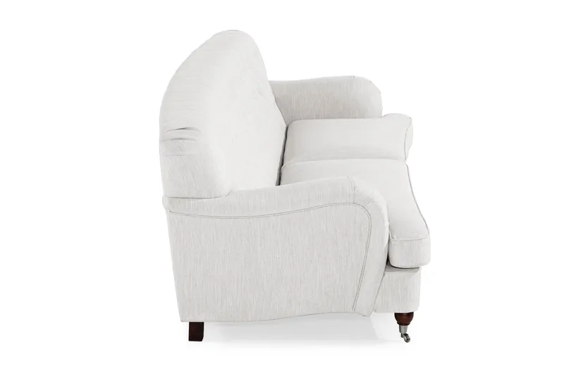 Howard Riviera 3-sits Svängd Tygsoffa - Ljusgrå - Möbler - Soffa - Howardsoffa