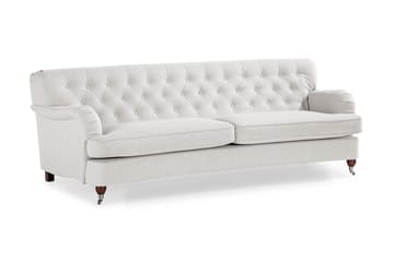 Howard Riviera 3-sits Svängd Tygsoffa - Ljusgrå - Möbler - Soffa - Howardsoffa