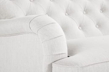 Howard Riviera 3-sits Svängd Tygsoffa - Ljusgrå - Möbler - Soffa - Howardsoffa