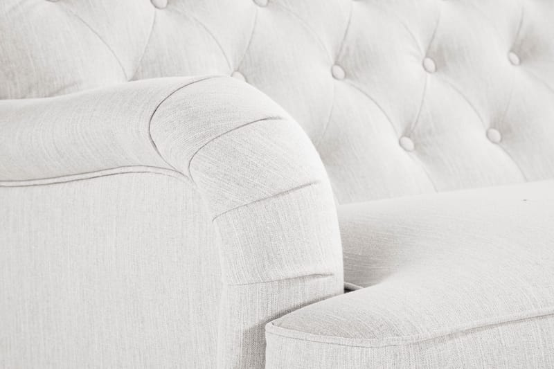 Howard Riviera 3-sits Svängd Tygsoffa - Ljusgrå - Möbler - Soffa - Howardsoffa