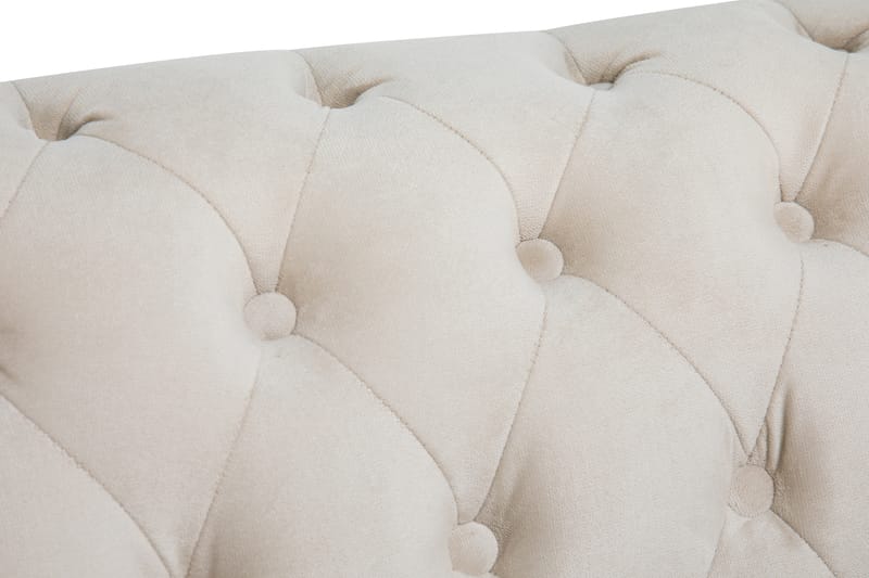 Sammetssoffa Chester Deluxe 2-sits - Beige - Sammetssoffa - 2 sits soffa - Howardsoffa - Chesterfield soffa