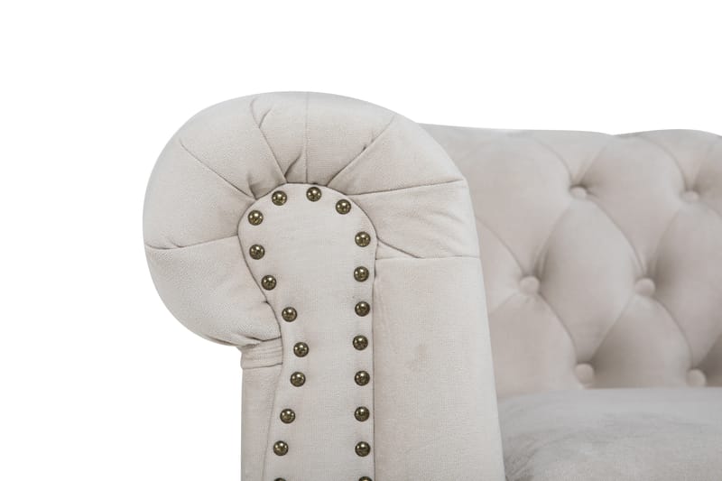 Sammetssoffa Chester Deluxe 2-sits - Beige - Sammetssoffa - 2 sits soffa - Howardsoffa - Chesterfield soffa