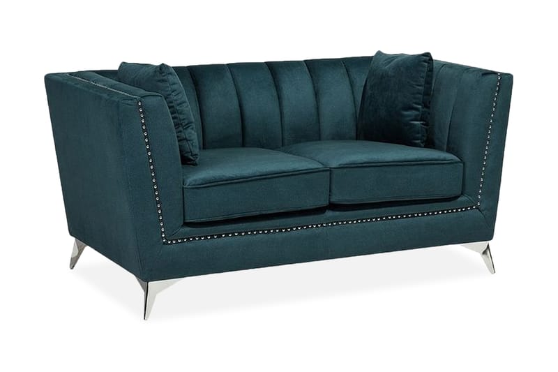 Soffa 2-4 Sits Gaula - Blå - 2 sits soffa - Chesterfield soffa - Howardsoffa