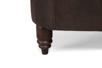 Soffa Chester Deluxe 2-sits - Mörkbrun - Möbler - Soffa - Howardsoffa
