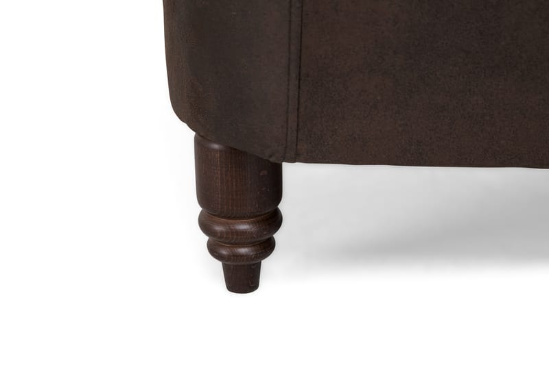 Soffa Chester Deluxe 2-sits - Mörkbrun - Möbler - Soffa - Howardsoffa