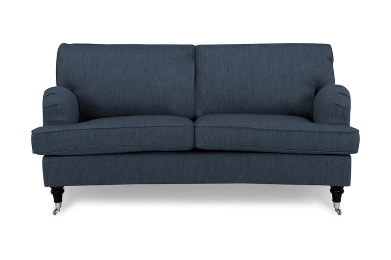 Soffa Oxford Classic 2-sits Svängd - Mörkblå - 2 sits soffa - Howardsoffa