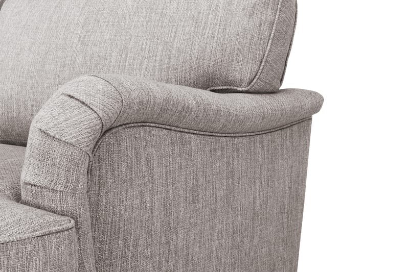 Soffa Oxford Classic 3-sits - Grå|Brun - Howardsoffa - 3 sits soffa