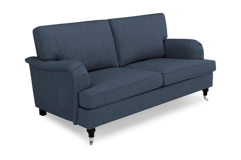 Soffa Oxford Classic 3-sits - Mörkblå - Howardsoffa - 3 sits soffa