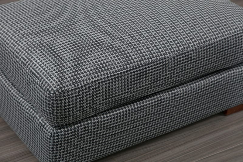 Huelva 5-sits Vänstervänd L-formad Divansoffa 308 cm med Schäslong i Tyg - Grå - Möbler - Soffa - Divansoffa & schäslongsoffa