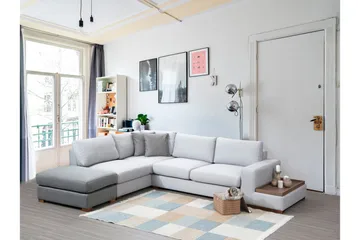 Huelva Divansoffa - Grå - Möbler - Soffa - Divansoffa & schäslongsoffa