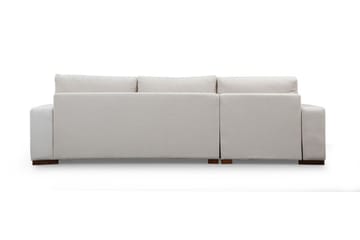 Huelva Högervänd L-formad Divansoffa med Schäslong 270 cm i Tyg - Benvit - Möbler - Soffa - Divansoffa & schäslongsoffa