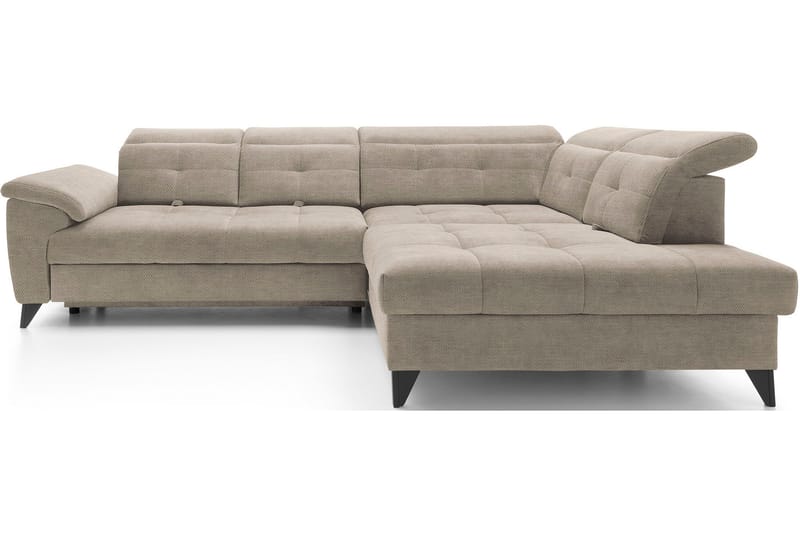 Inferne 5-sits Soffa med Schäslong, Beige