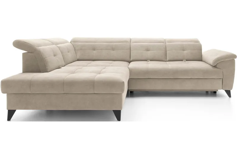 Inferne 5-sits Soffa med Schäslong, Beige