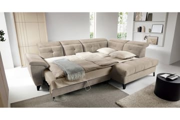 Inferne 5-sits Soffa med Schäslong - Beige - Möbler - Soffa - Divansoffa & schäslongsoffa