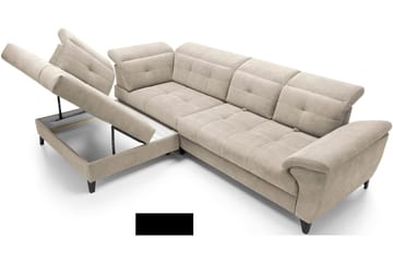 Inferne 5-sits Soffa med Schäslong - Beige - Möbler - Soffa - Divansoffa & schäslongsoffa