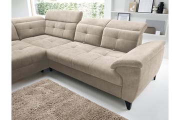 Inferne 5-sits Soffa med Schäslong - Beige - Möbler - Soffa - Divansoffa & schäslongsoffa