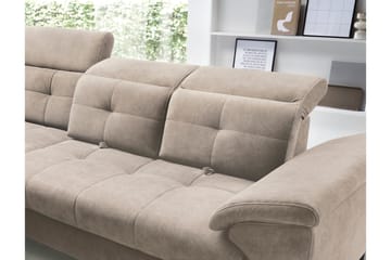 Inferne 5-sits Soffa med Schäslong - Beige - Möbler - Soffa - Sammetssoffa