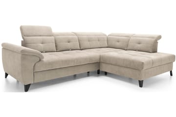 Inferne 5-sits Soffa med Schäslong - Beige - Möbler - Soffa - Divansoffa & schäslongsoffa