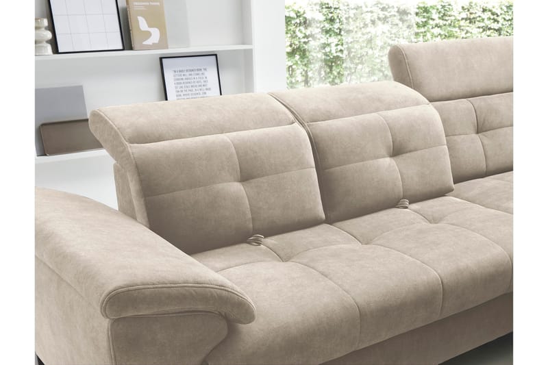 Inferne 5-sits Soffa med Schäslong - Beige - Möbler - Soffa - Divansoffa & schäslongsoffa