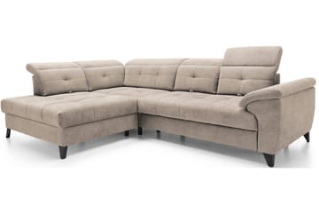 Inferne 5-sits Soffa med Schäslong - Beige - Möbler - Soffa - Sammetssoffa