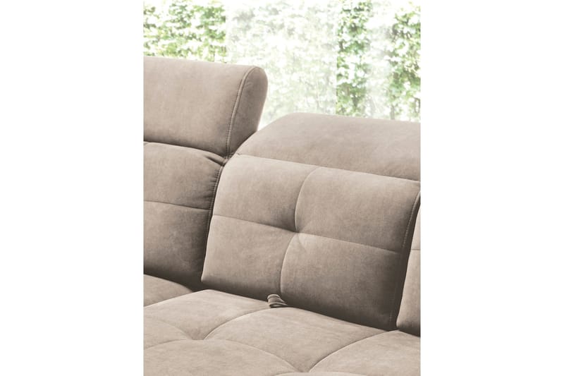 Inferne 5-sits Soffa med Schäslong - Beige - Möbler - Soffa - Sammetssoffa