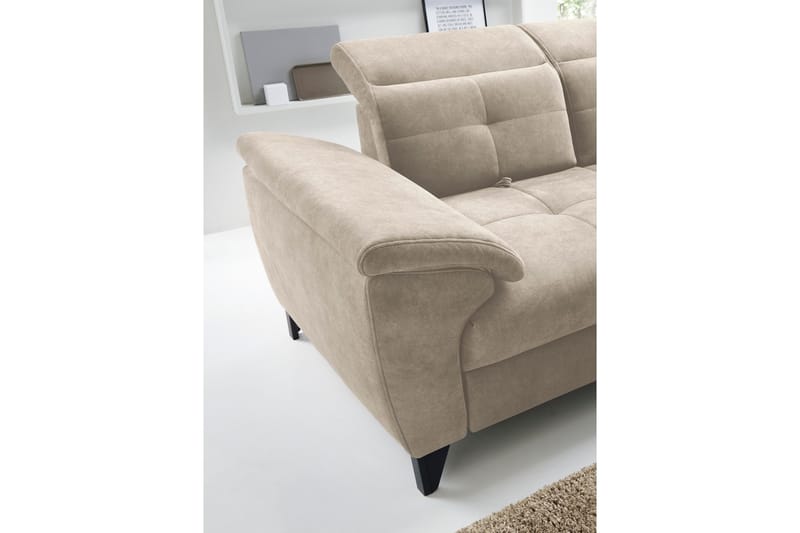 Inferne 5-sits Soffa med Schäslong - Beige - Möbler - Soffa - Divansoffa & schäslongsoffa