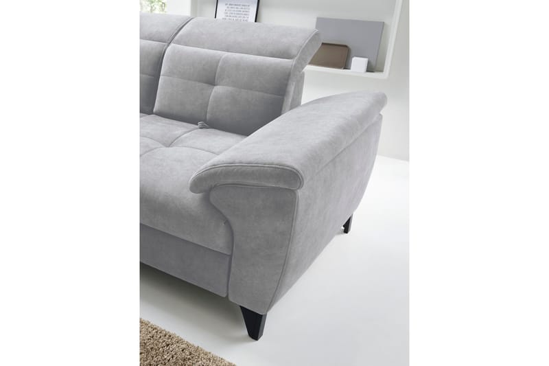 Inferne 5-sits Soffa med Schäslong - Grå - Möbler - Soffa - Divansoffa & schäslongsoffa