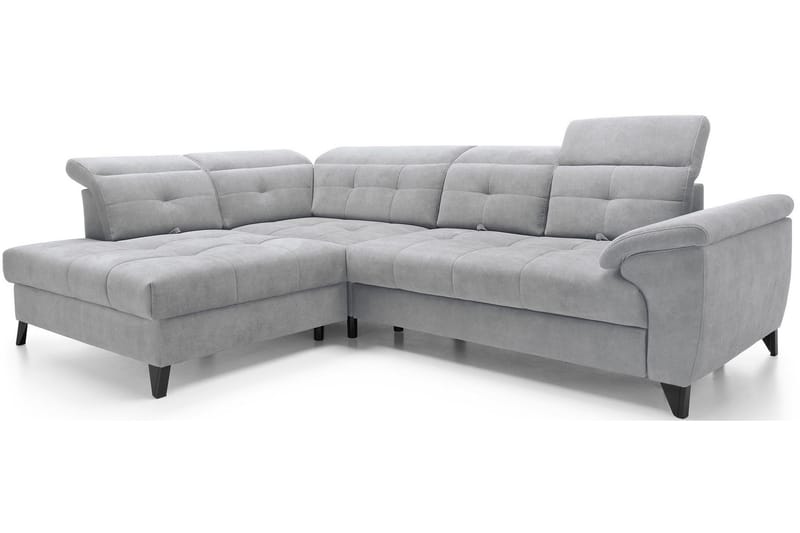 Inferne 5-sits Soffa med Schäslong - Grå - Möbler - Soffa - Divansoffa & schäslongsoffa
