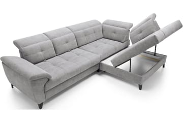 Inferne 5-sits Soffa med Schäslong - Grå - Möbler - Soffa - Divansoffa & schäslongsoffa