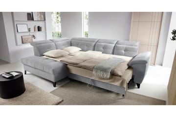 Inferne 5-sits Soffa med Schäslong - Grå - Möbler - Soffa - Divansoffa & schäslongsoffa