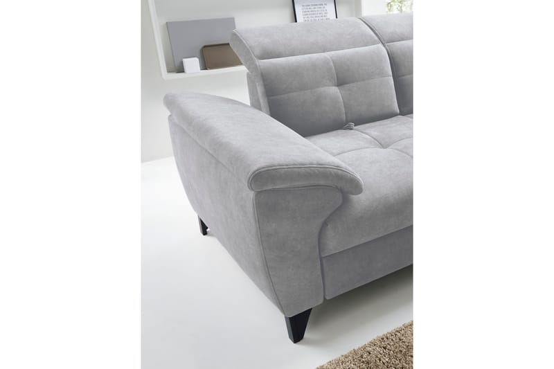 Inferne 5-sits Soffa med Schäslong - Grå - Möbler - Soffa - Divansoffa & schäslongsoffa