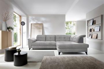 Inferne 5-sits Soffa med Schäslong - Grå - Möbler - Soffa - Divansoffa & schäslongsoffa