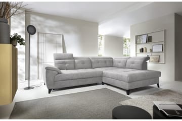 Inferne 5-sits Soffa med Schäslong - Grå - Möbler - Soffa - Divansoffa & schäslongsoffa