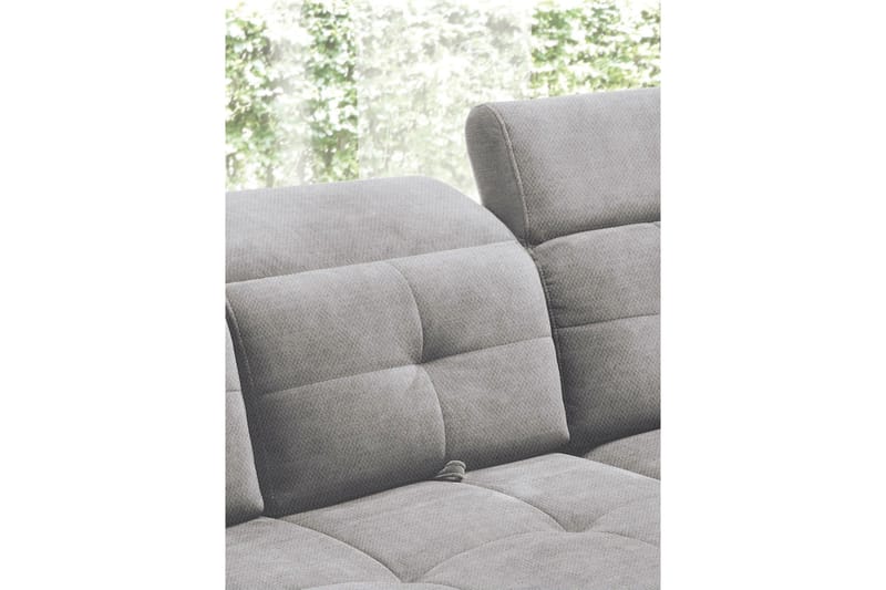 Inferne 5-sits Soffa med Schäslong - Grå - Möbler - Soffa - Divansoffa & schäslongsoffa