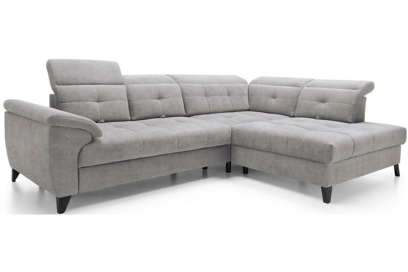 Inferne 5-sits Soffa med Schäslong - Grå - Möbler - Soffa - Divansoffa & schäslongsoffa