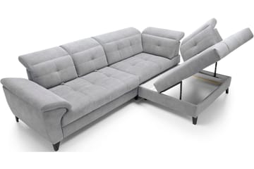 Inferne 5-sits Soffa med Schäslong - Grå - Möbler - Soffa - Divansoffa & schäslongsoffa