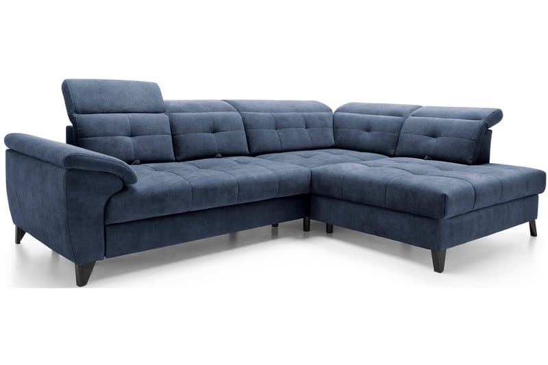 Inferne 5-sits Soffa med Schäslong - Mörkblå - Möbler - Soffa - Divansoffa & schäslongsoffa