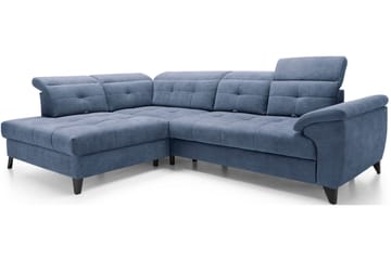 Inferne 5-sits Soffa med Schäslong - Mörkblå - Möbler - Soffa - Divansoffa & schäslongsoffa