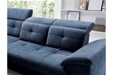 Inferne 5-sits Soffa med Schäslong - Mörkblå - Möbler - Soffa - Divansoffa & schäslongsoffa