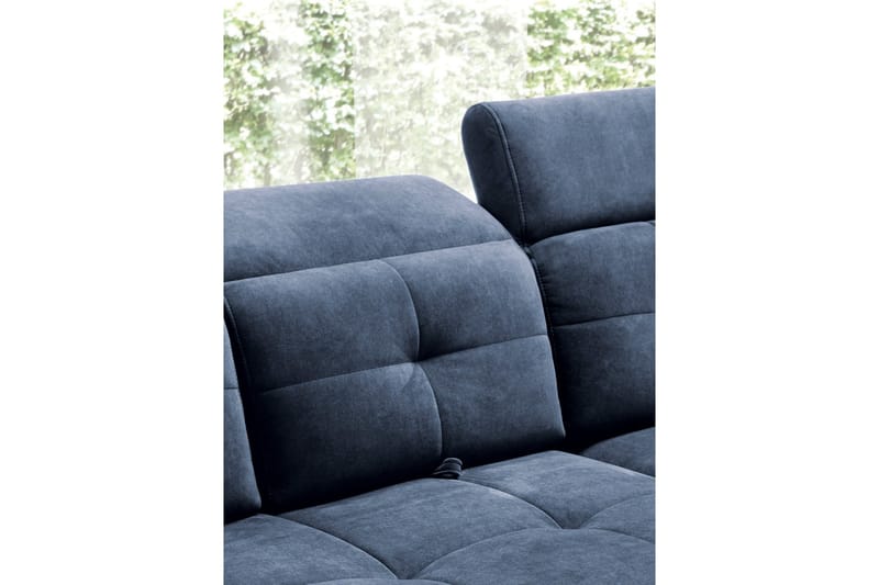 Inferne 5-sits Soffa med Schäslong - Mörkblå - Möbler - Soffa - Divansoffa & schäslongsoffa