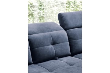Inferne 5-sits Soffa med Schäslong - Mörkblå - Möbler - Soffa - Sammetssoffa
