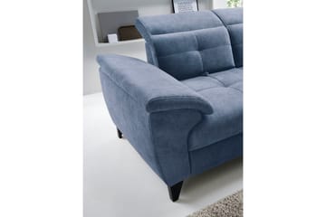 Inferne 5-sits Soffa med Schäslong - Mörkblå - Möbler - Soffa - Divansoffa & schäslongsoffa