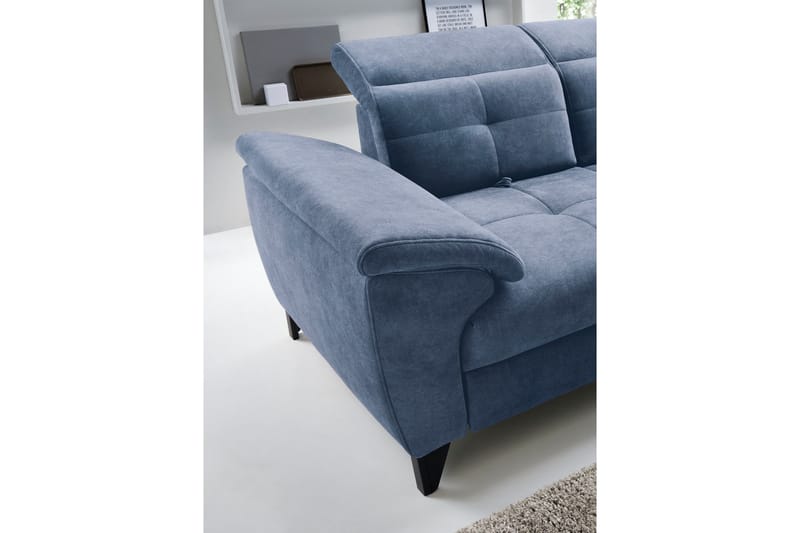 Inferne 5-sits Soffa med Schäslong - Mörkblå - Möbler - Soffa - Divansoffa & schäslongsoffa