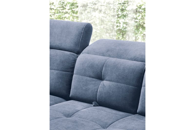 Inferne 5-sits Soffa med Schäslong - Mörkblå - Möbler - Soffa - Divansoffa & schäslongsoffa